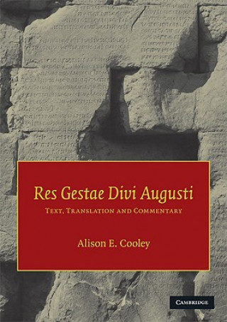 Könyv Res Gestae Divi Augusti Augustus