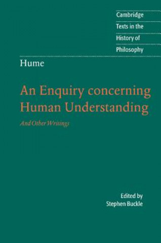 Kniha Hume: An Enquiry Concerning Human Understanding Stephen Buckle