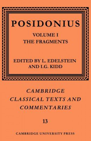 Könyv Posidonius: Volume 1, The Fragments Posidonius