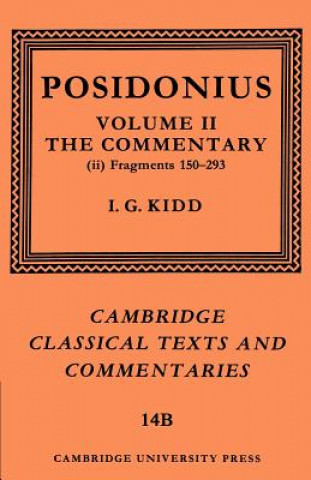 Kniha Posidonius: Fragments: Volume 2, Commentary, Part 2 I.G. Kidd