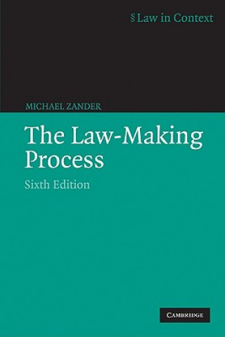 Livre Law-Making Process Michael Zander