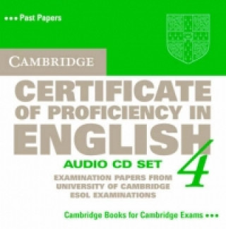 Carte Cambridge Certificate of Proficiency in English 4 Audio CD S Cambridge ESOL