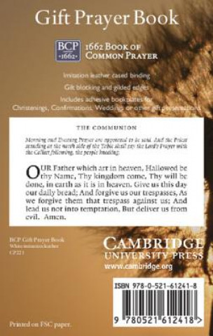 Könyv Book of Common Prayer, Gift Edition, White CP221 601B White 