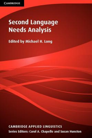 Buch Second Language Needs Analysis Michael Long