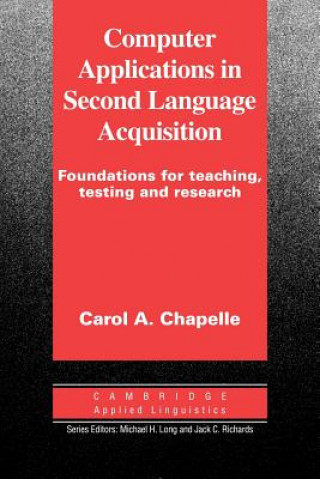 Libro Computer Applications in Second Language Acquisition Carol Chapelle