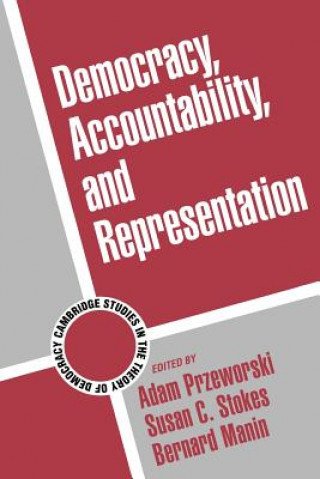 Könyv Democracy, Accountability, and Representation Adam Przeworski