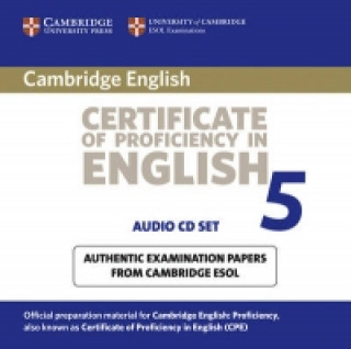Könyv Cambridge Certificate of Proficiency in English 5 Audio CD S Cambridge ESOL