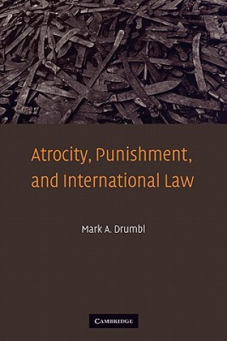 Książka Atrocity, Punishment, and International Law Mark A Drumbl