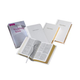 Książka KJV Wedding Bible, Ruby Text Edition, White Imitation Leather, KJ222:T 