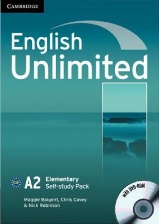 Книга English Unlimited Elementary Self-study Pack (Workbook with DVD-ROM) Maggie Baigent