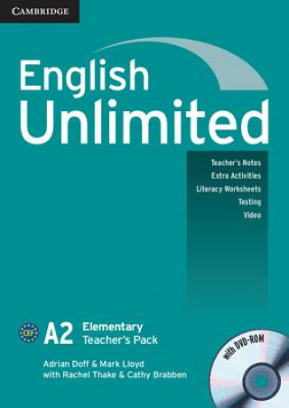 Kniha English Unlimited Elementary Teacher's Pack (Teacher's Book with DVD-ROM) Adrian Doff