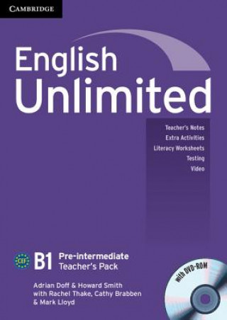 Книга English Unlimited Pre-intermediate Teacher's Pack (Teacher's Book with DVD-ROM) Adrian Doff