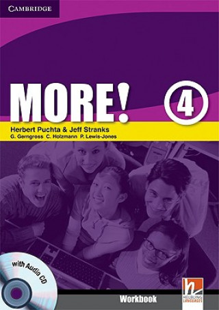 Könyv More! Level 4 Workbook with Audio CD Herbert Puchta
