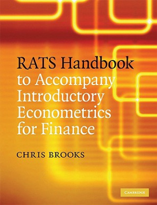 Könyv RATS Handbook to Accompany Introductory Econometrics for Finance Chris Brooks
