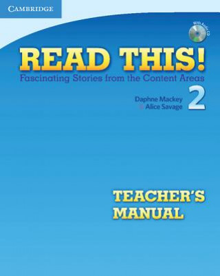 Carte Read This! Level 2 Teacher's Manual with Audio CD Daphne Mackey