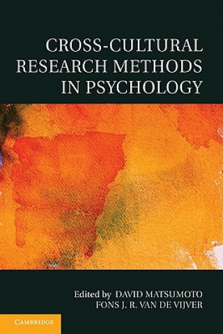 Könyv Cross-Cultural Research Methods in Psychology David Matsumoto