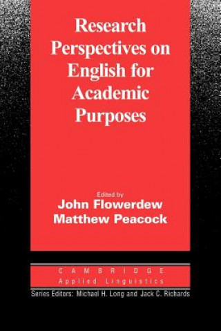 Libro Research Perspectives on English for Academic Purposes John (City University of Hong Kong) Flowerdew