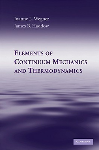 Carte Elements of Continuum Mechanics and Thermodynamics Joanne Wegner