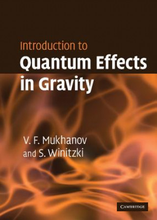 Carte Introduction to Quantum Effects in Gravity Viatcheslav Mukhanov