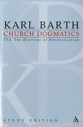 Book Church Dogmatics Study Edition 30 Karl Barth