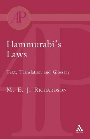 Książka Hammurabi's Laws MEJ Richardson