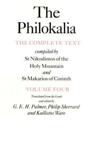 Könyv Philokalia Vol 4 G E H Palmer