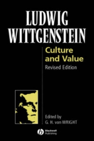 Carte Culture and Value Revised Edition Ludwig Wittgenstein