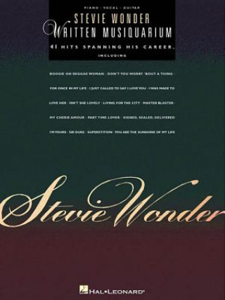 Kniha Stevie Wonder - Written Musiquarium Stevie Wonder