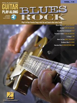 Carte Blues Rock Guitar Play-Along Vol 14 CD Hal Leonard Corp