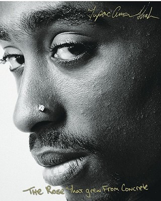 Carte Rose That Grew from Concrete Tupac Shakur