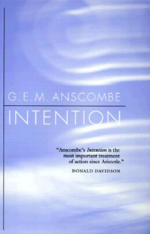 Könyv Intention G E M Anscombe