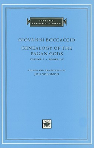 Book Genealogy of the Pagan Gods Giovanni Boccaccio
