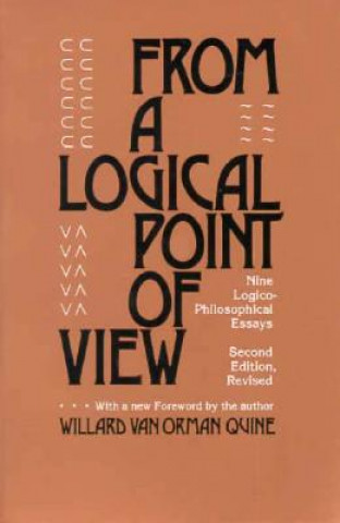 Livre From a Logical Point of View W V Quine