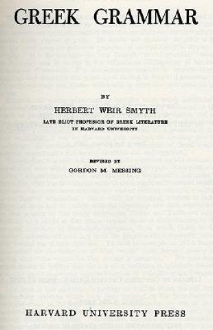 Book Greek Grammar Herbert Smyth