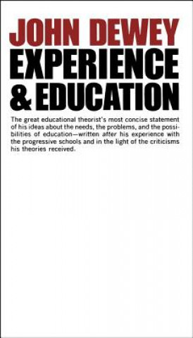 Kniha Experience And Education Dewey