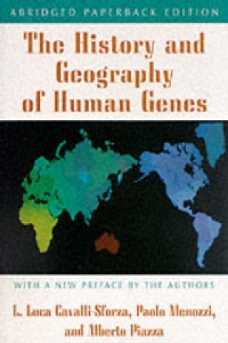 Könyv History and Geography of Human Genes L Luca Cavalli-Sforza