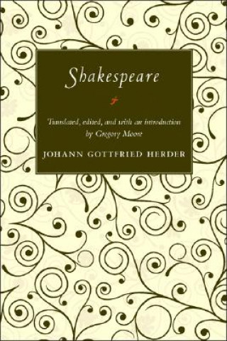 Book Shakespeare Johann Gottfried Herder
