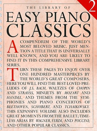 Carte Library of Easy Piano Classics 2 Amy Appleby