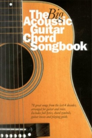 Carte Big Acoustic Guitar Chord Songbook Nick Crispin