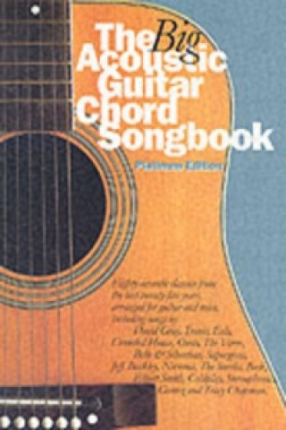 Carte Big Acoustic Guitar Chord Songbook Platinum Ed 