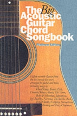 Książka Big Acoustic Guitar Chord Songbook Platinum Ed 