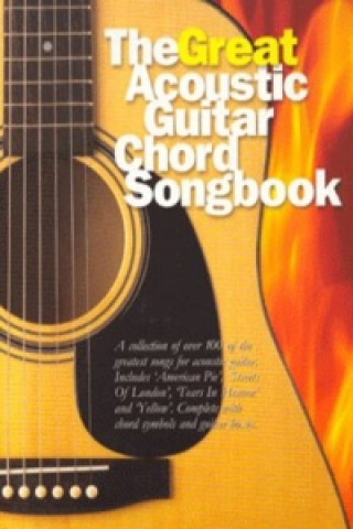 Knjiga Great Acoustic Guitar Chord Songbook 