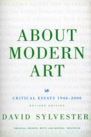 Carte About Modern Art David Sylvester