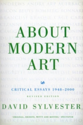 Knjiga About Modern Art David Sylvester