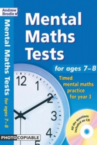 Kniha Mental Maths Tests for Ages 7-8 Andrew Brodie