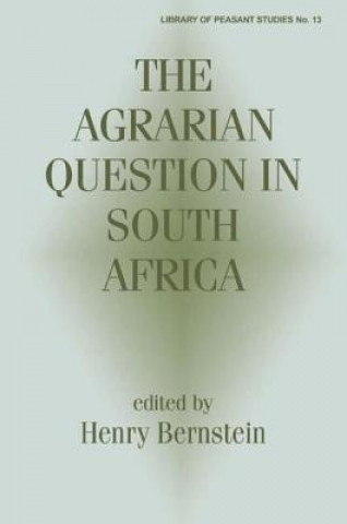 Book Agrarian Question in South Africa Henry Bernstein