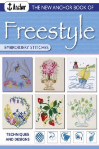 Könyv New Anchor Book of Freestyle Embroidery Joan Gordon