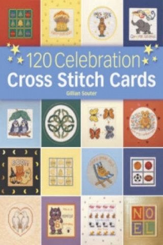 Könyv 120 Celebration Cross Stitch Cards Gillian Souter