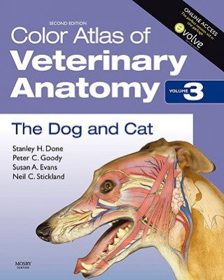 Książka Color Atlas of Veterinary Anatomy, Volume 3, The Dog and Cat Stanley Done