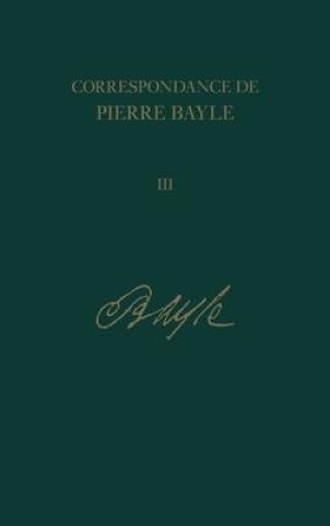 Kniha Correspond Pierre Bayle 03 HB 